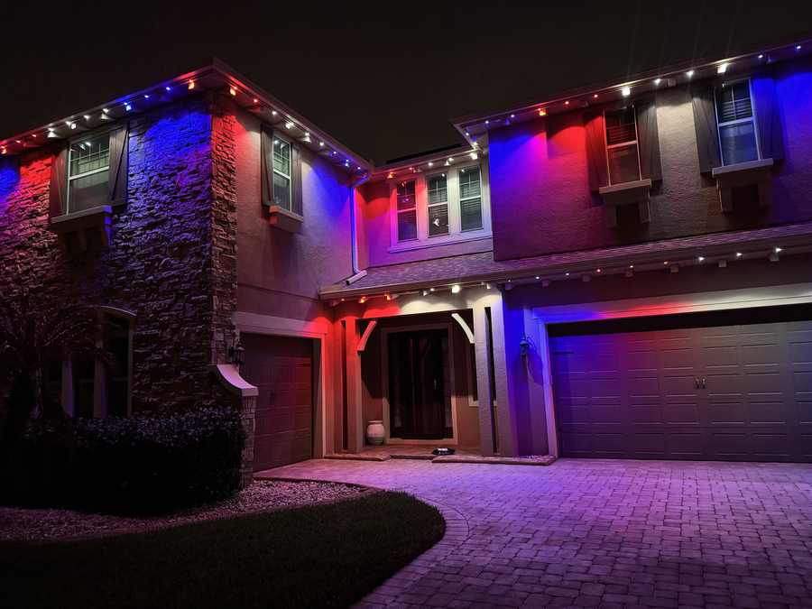 Two-Story Custom, Color-Changing Display — Clermont FL
